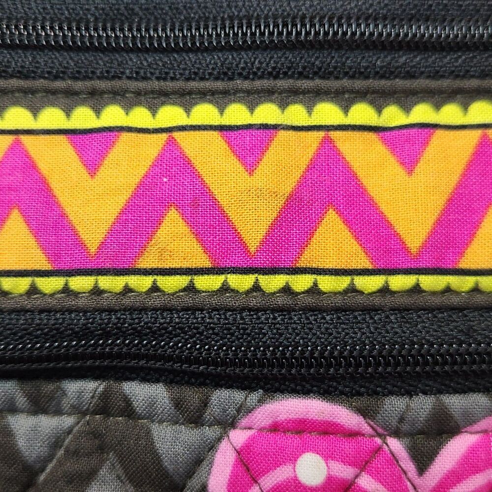 Vera Bradley Crossbody Bag Purse Ziggy Zinnia Floral Quilted Travel Handbang - Picture 11 of 14